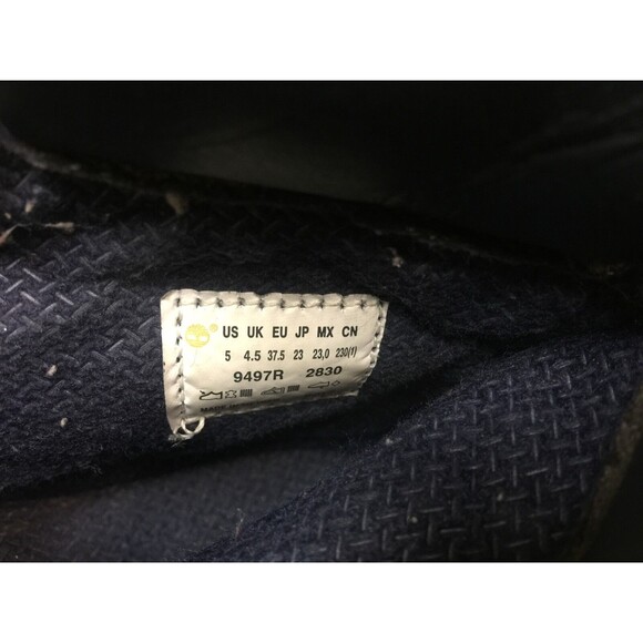 Timberland 9497R 6'' Premium Dark Blue Junior - Women's Ankle  Boots SIZE US 5 - Picture 8 of 10